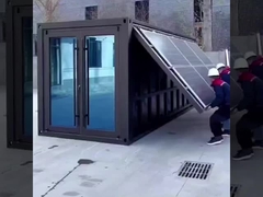 Maison de conteneurs évolutifs résistant aux tremblements de terre de 20 pieds avec salle de bains