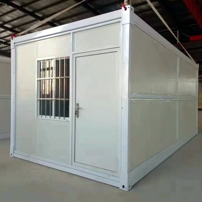 Structure en acier pliable maison de conteneurs de transport préfabriqué conception ignifuge imperméable à l'eau