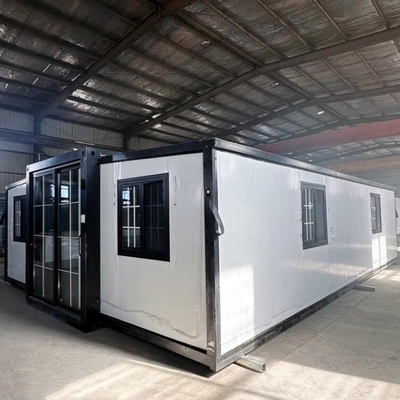 Durable 3 Chambres à coucher Mobile Expandable maison préfabriquée structure en acier Modulaire Expandable maisons