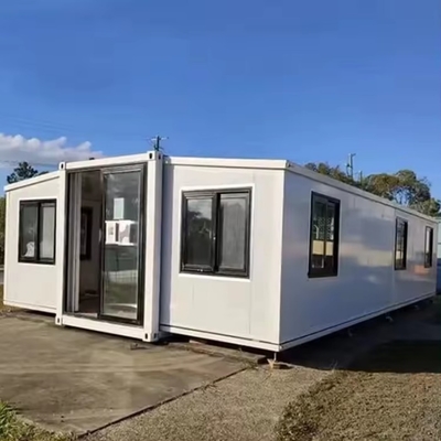 Container d'expédition élargi de 3 lits maison imperméable à l'eau avec 74m2 pour la vie de famille