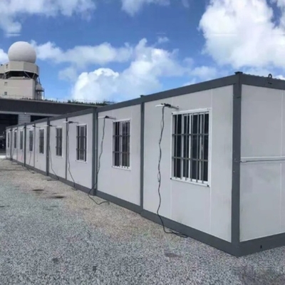Maison de conteneurs de fret préfabriquée mobile portable assemblée rapidement maison de conteneurs pliable empilable