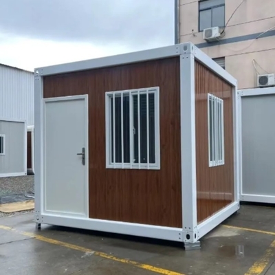 Facile à construire préfabriqué modulaire résistant au vent Petite maison de conteneurs à paquet plat