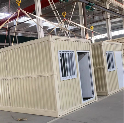 Bureau mobile modulaire préfabriqué pliable maison de conteneurs portable de luxe préfabriqué