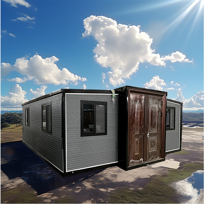 2 et 3 chambres à coucher Extensible Living Container House Modulaire Container House Avec Structure en acier