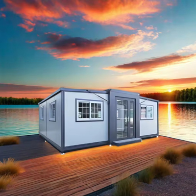 3 chambres à coucher Extensible Container mobile maison pliable et portable
