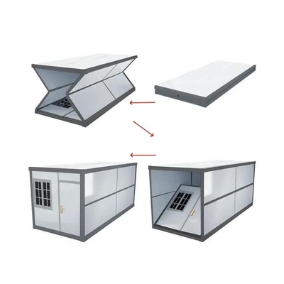 Portabilité préfabriqué pliable 2 chambres à coucher maison de conteneurs de transport 40 pieds maison de conteneurs