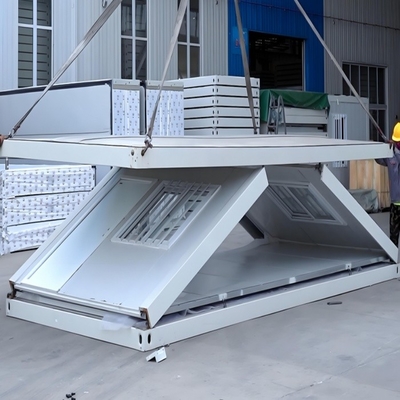 Maison de conteneur de transport de type Z pliable de nouveau style avec maison fonctionnelle à expansion rapide