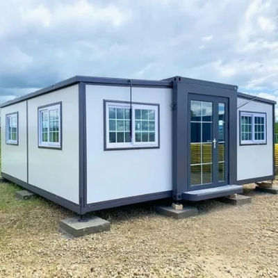 Tableau sandwich en forme de papillon Portable maison de conteneurs préfabriquée évolutive