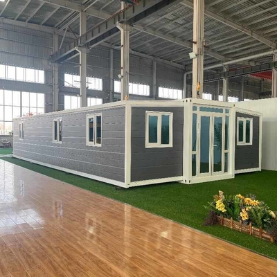 Maison modulaire en conteneurs de 40 pieds maison mobile préfabriquée