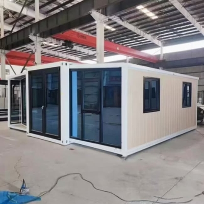 Maison de conteneurs évolutifs résistant aux tremblements de terre de 20 pieds avec salle de bains