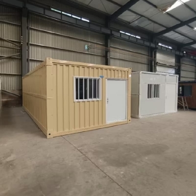 Maison-container pliable de type X préfabriquée à faible coût et facile à installer