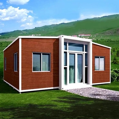 Maison de conteneurs modulaire élargie en acier durable