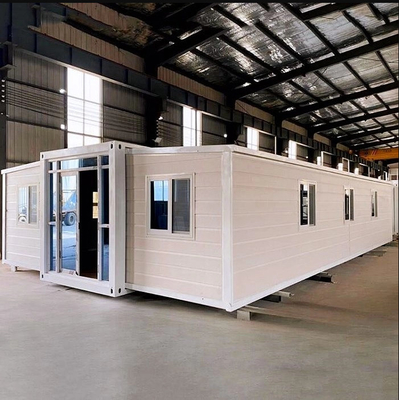 En gros 20FT/30FT/40FT Aménagement en film plastique personnalisé Maison de conteneurs mobiles pliables et extensibles